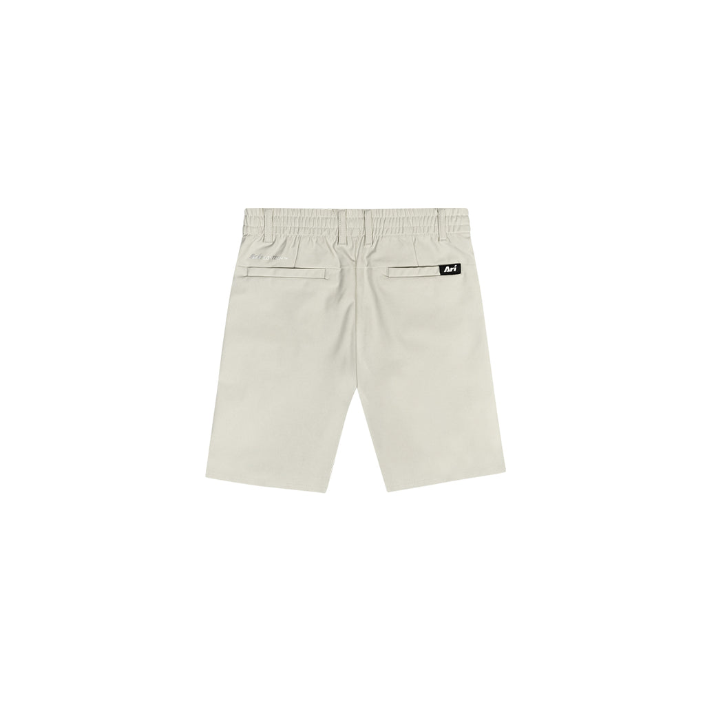 ARI BOY ADEPT GOLF SHORTS - BEIGE/BEIGE/WHITE