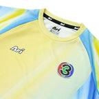 ARI CH3 56ANNIV KIDS TURMERIC TEAM MATCH JERSEY - TURMERIC YELLOW/SAPPHIRE BLUE/SKY BLUE