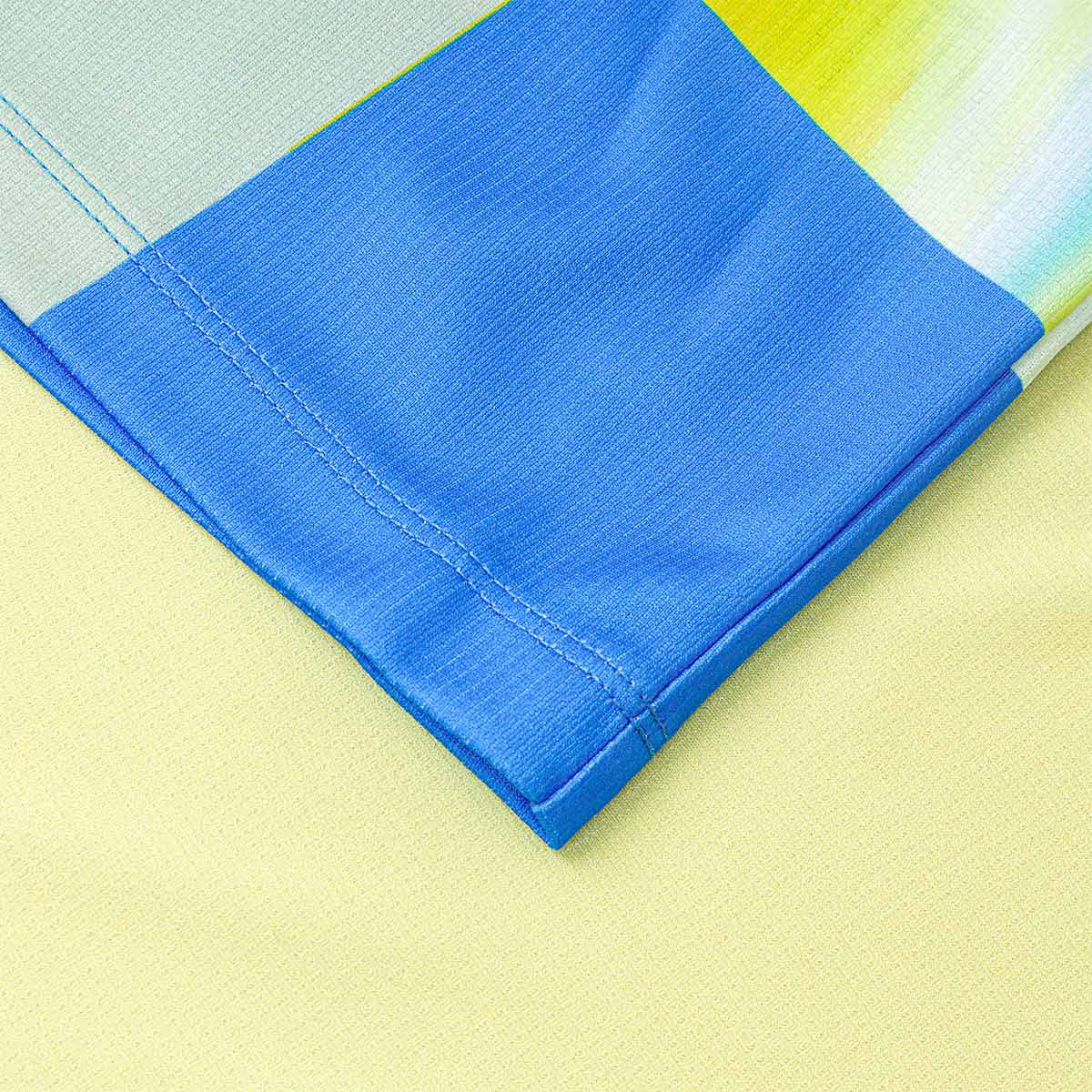 ARI CH3 56ANNIV KIDS TURMERIC TEAM MATCH JERSEY - TURMERIC YELLOW/SAPPHIRE BLUE/SKY BLUE