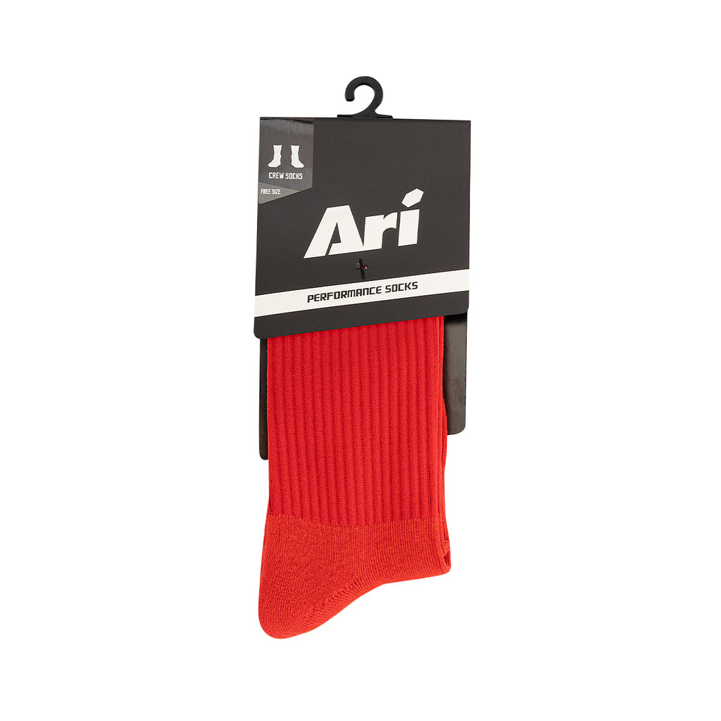 ARI CREW SOCKS - RED
