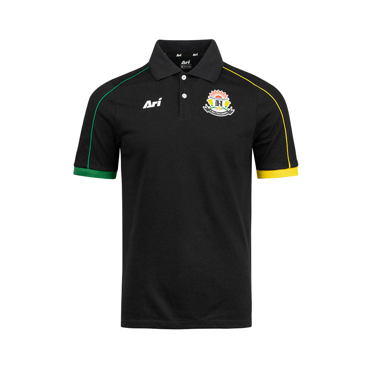 ARI DEBSIRIN 2026 POLO - BLACK/GREEN/YELLOW