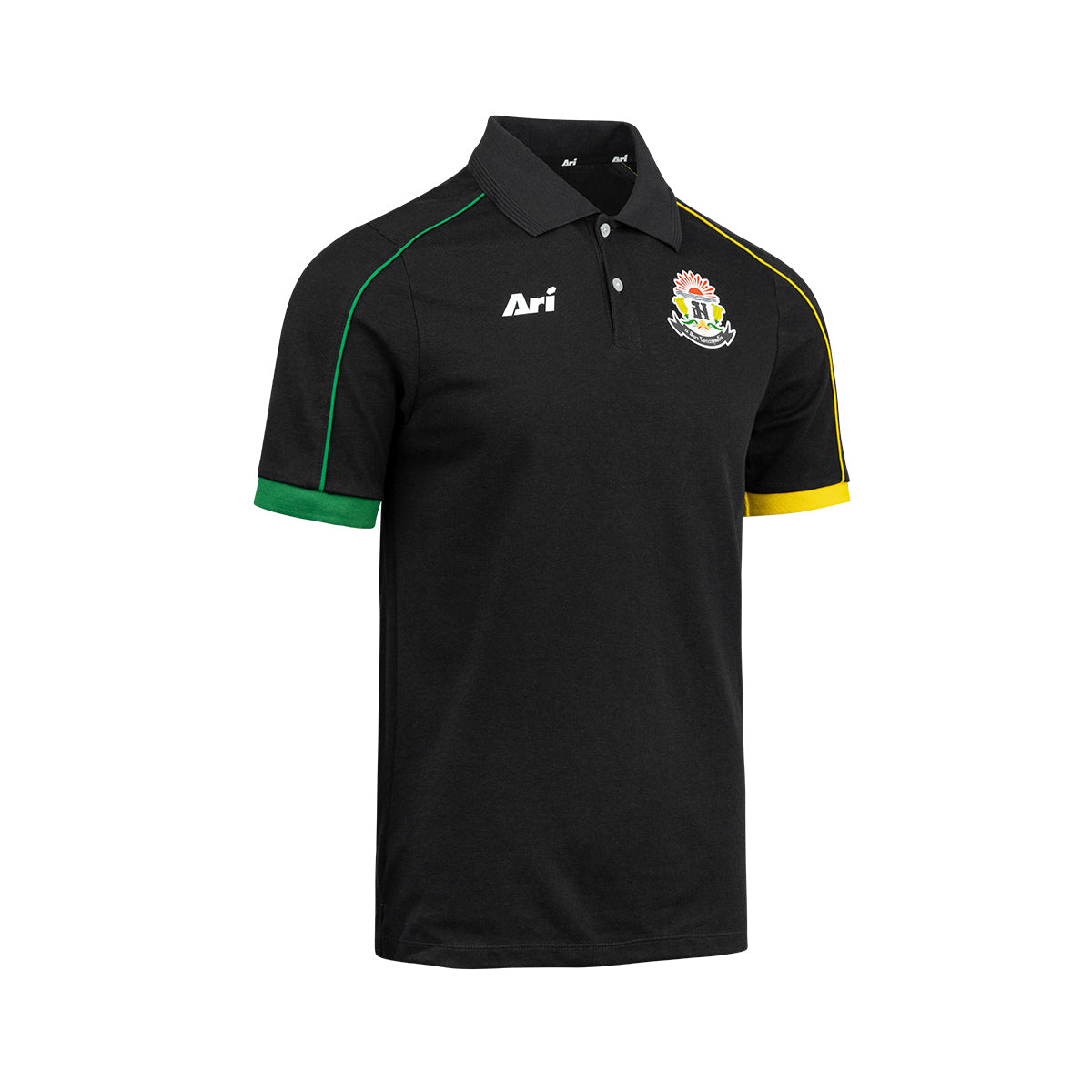 ARI DEBSIRIN 2026 POLO - BLACK/GREEN/YELLOW
