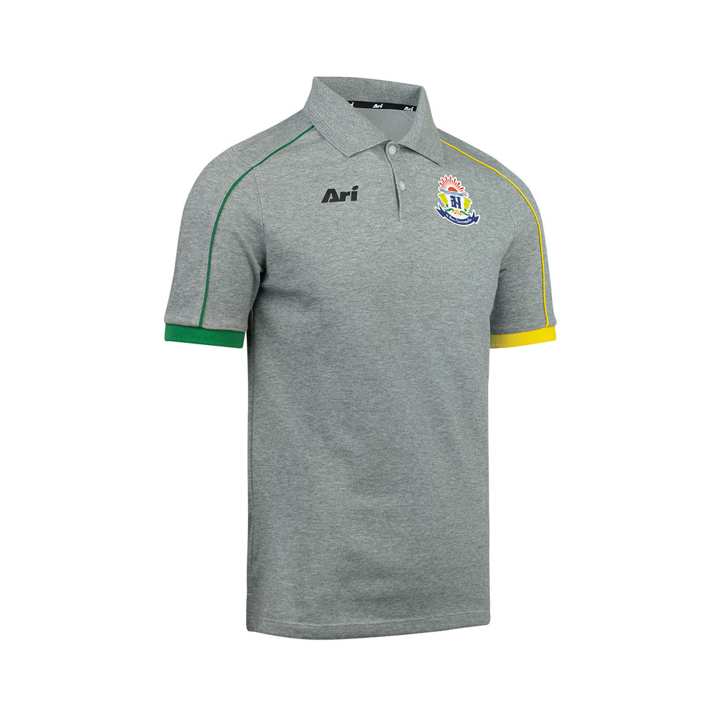 ARI DEBSIRIN 2026 POLO - GREY/GREEN/YELLOW