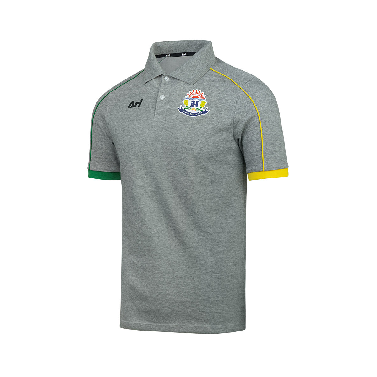 ARI DEBSIRIN 2026 POLO - GREY/GREEN/YELLOW