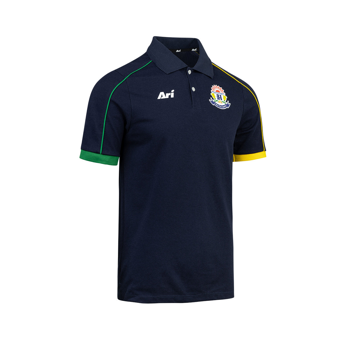 ARI DEBSIRIN 2026 POLO - NAVY/GREEN/YELLOW