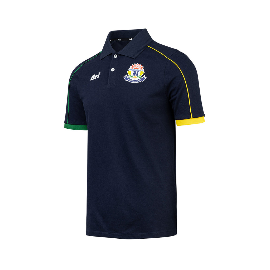 ARI DEBSIRIN 2026 POLO - NAVY/GREEN/YELLOW