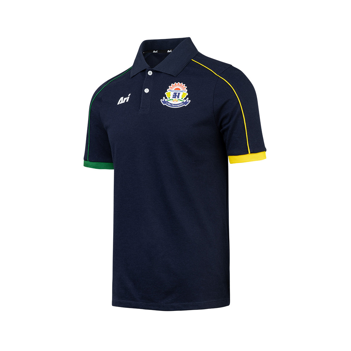 ARI DEBSIRIN 2026 POLO - NAVY/GREEN/YELLOW