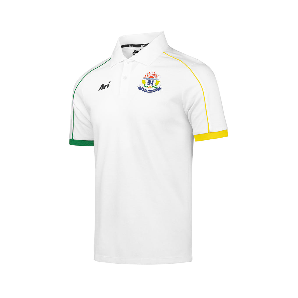ARI DEBSIRIN 2026 POLO - WHITE/GREEN/YELLOW