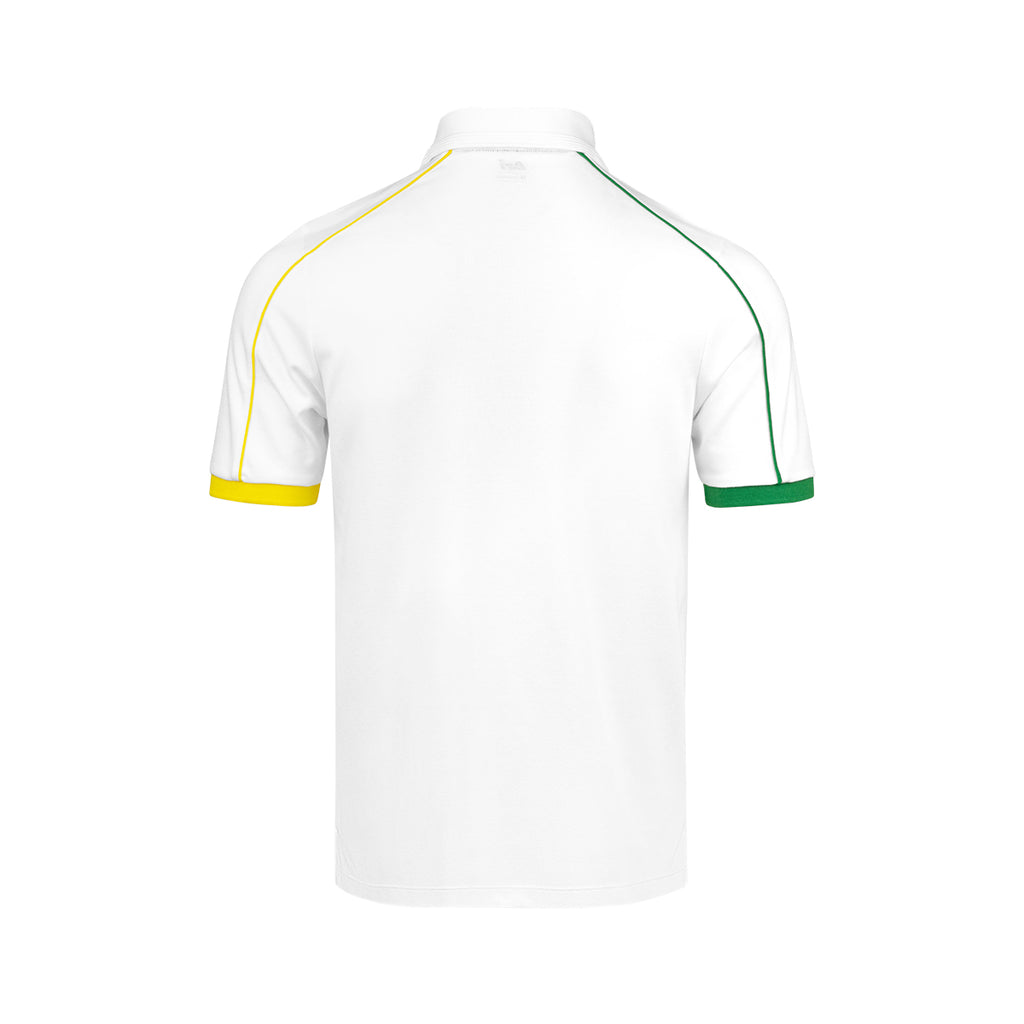 ARI DEBSIRIN 2026 POLO - WHITE/GREEN/YELLOW