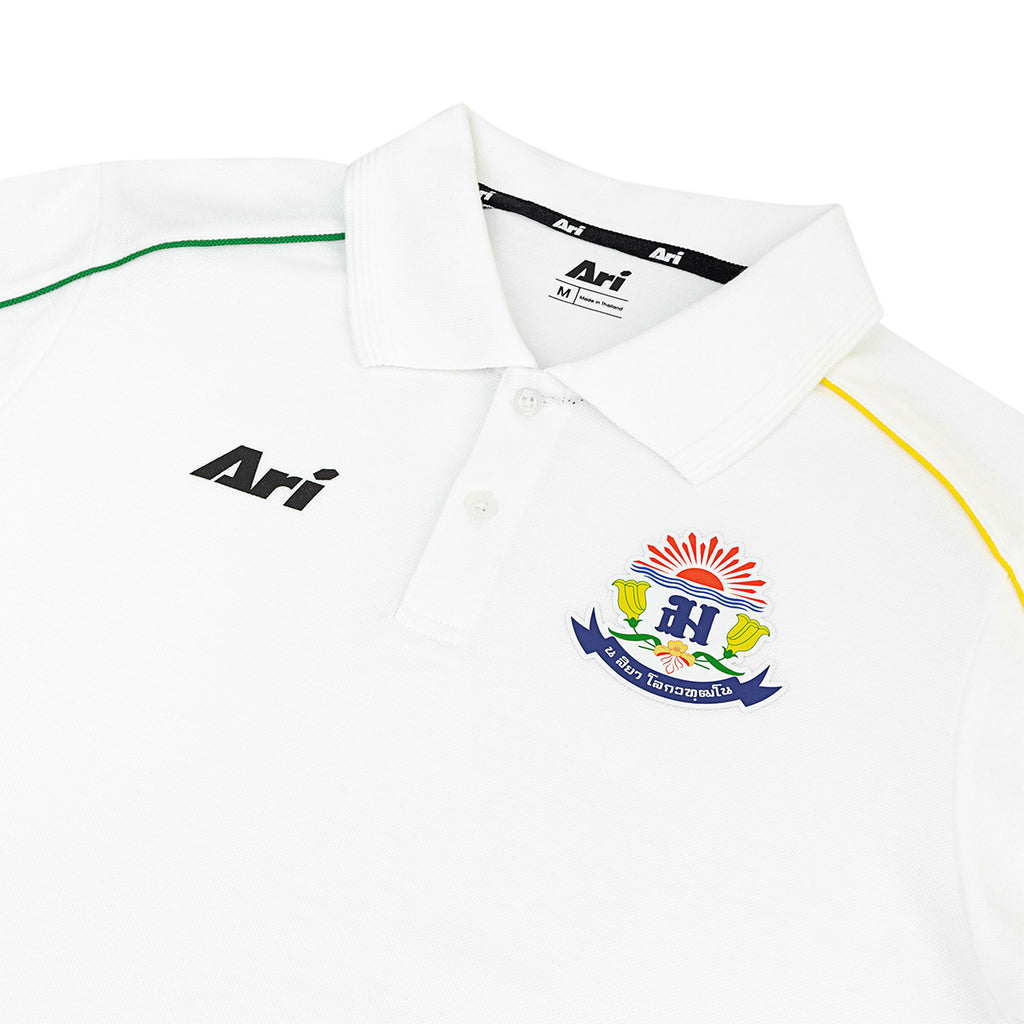 ARI DEBSIRIN 2026 POLO - WHITE/GREEN/YELLOW