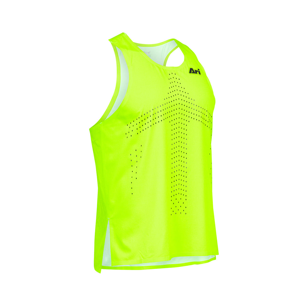 ARI ELITE ACID GREEN ULTRALIGHT RUNNING TANK - NEON GREEN/BLACK/NEON GREEN