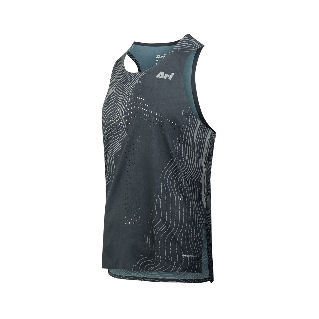 PRE ORDER ARI ELITE CHARGED ULTRALIGHT RUNNING TANK - GREY/DARK GREY/GREY