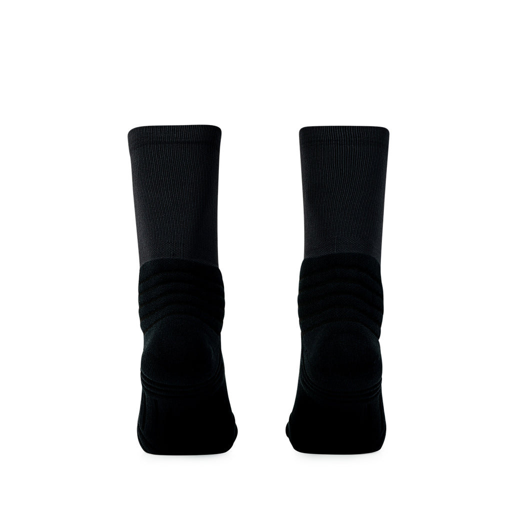 ARI ELITE KINETIC CREW SOCKS - BLACK/WHITE/BLACK