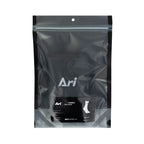 ARI ELITE KINETIC CREW SOCKS - BLACK/WHITE/BLACK