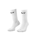 ARI ELITE KINETIC CREW SOCKS - WHITE/BLACK/WHITE