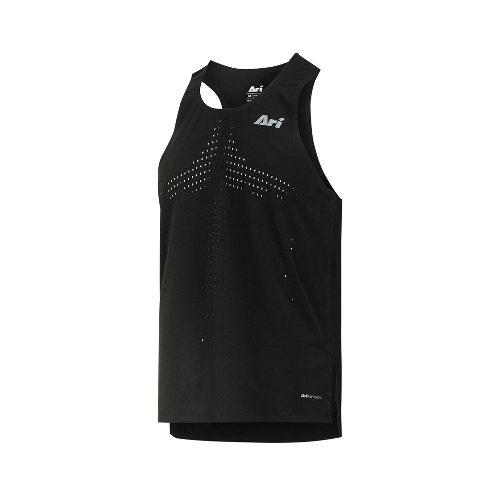 ARI ELITE SFORCE ULTRALIGHT RUNNING TANK - BLACK/BLACK/SILVER