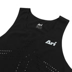 ARI ELITE SFORCE ULTRALIGHT RUNNING TANK - BLACK/BLACK/SILVER