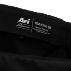 ARI ESSENTIAL 5 PANELS RUNNING CAP - BLACK/SILVER/BLACK