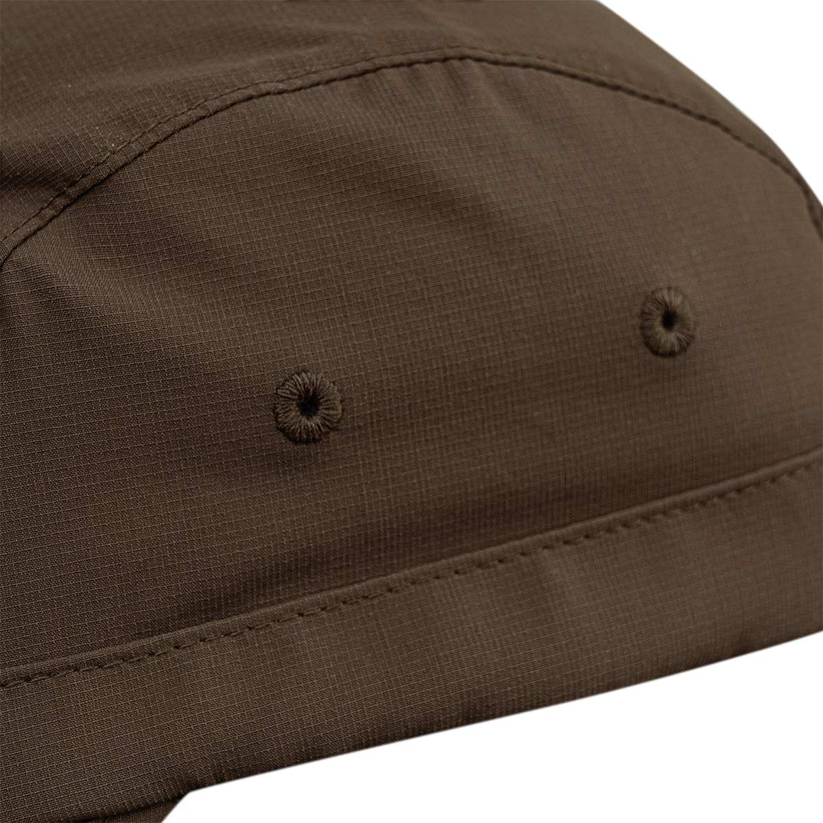 ARI ESSENTIAL 5 PANELS RUNNING CAP - BROWN/SILVER/BROWN