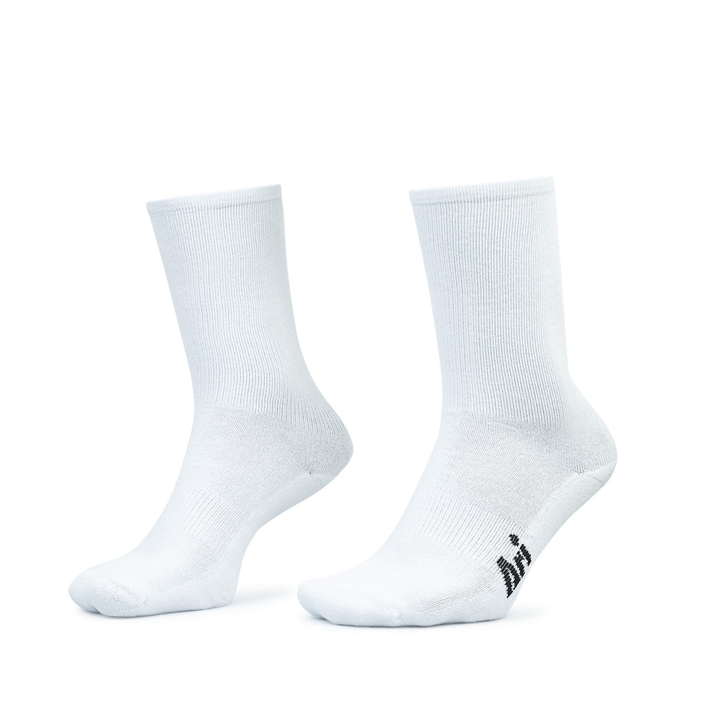 ARI ESSENTIAL ACADEMIC CREW SOCKS - WHITE/BLACK/WHITE