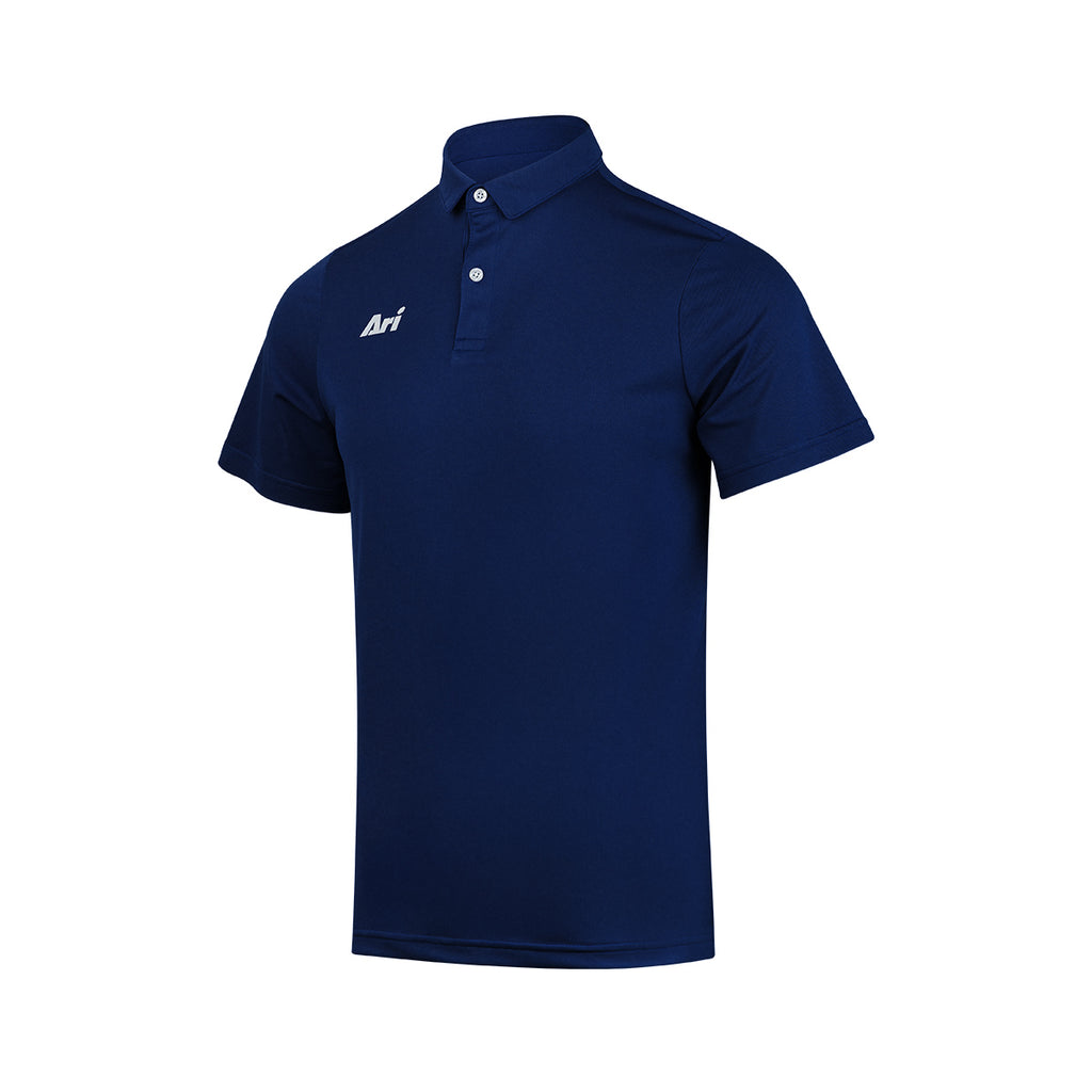 ARI ESSENTIAL BREATHABLE POLO - NAVY/NAVY/WHITE