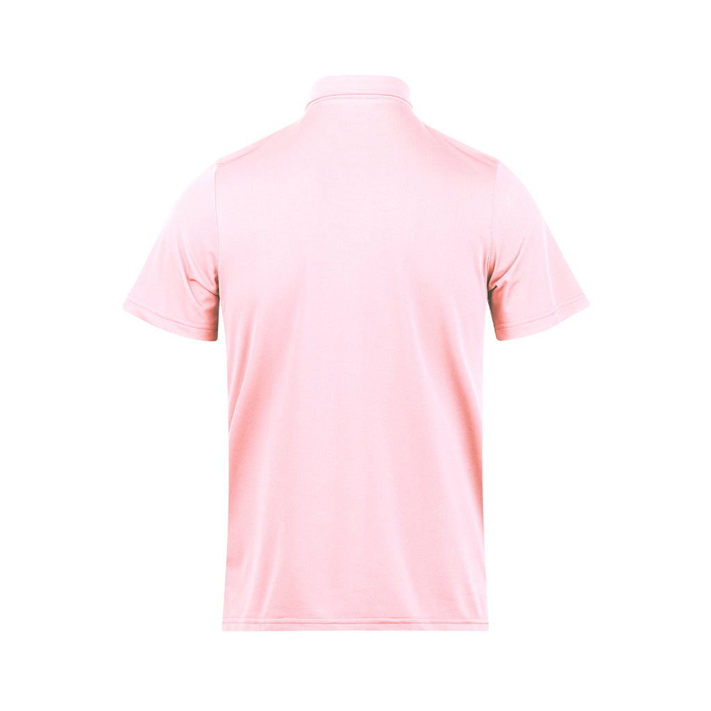 ARI ESSENTIAL BREATHABLE POLO - PINK/PINK/WHITE