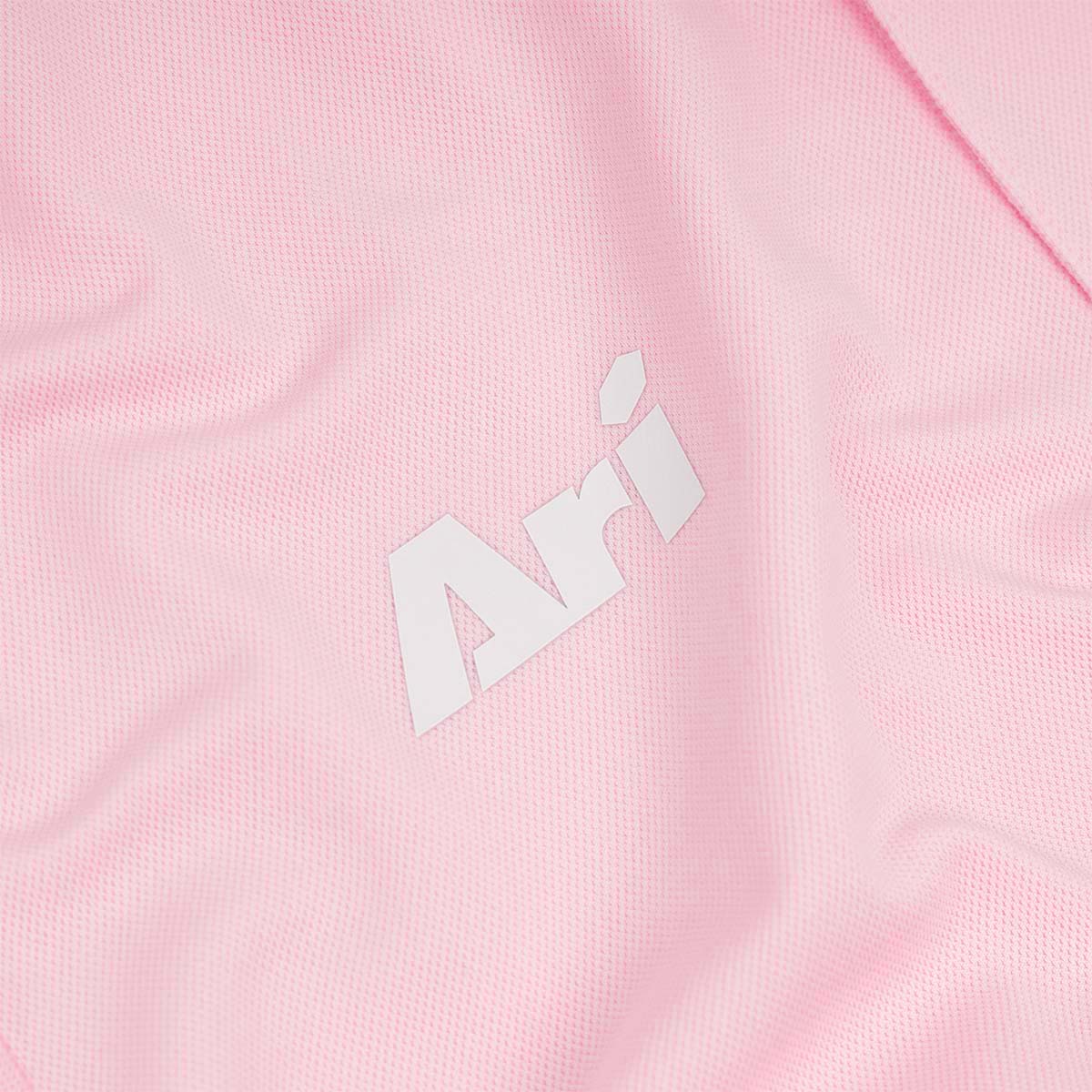 ARI ESSENTIAL BREATHABLE POLO - PINK/PINK/WHITE
