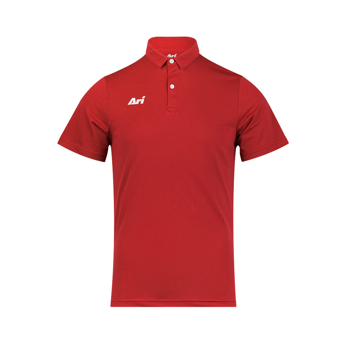 ARI ESSENTIAL BREATHABLE POLO - RED/RED/WHITE