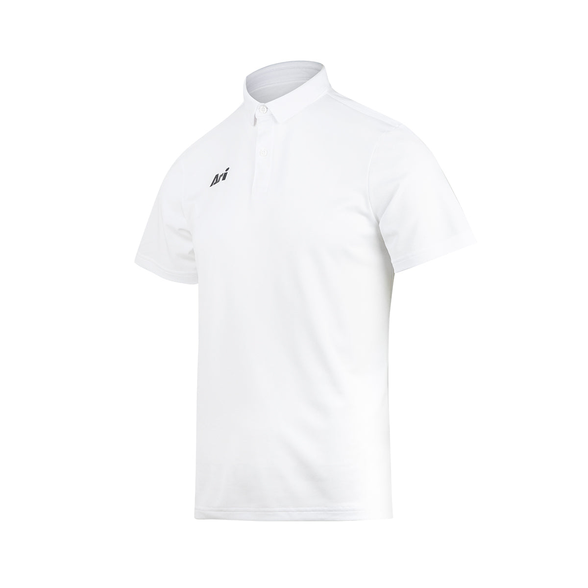 ARI ESSENTIAL BREATHABLE POLO - WHITE/WHITE/BLACK