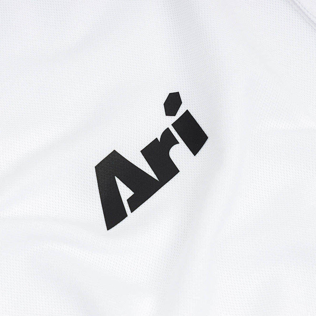 ARI ESSENTIAL BREATHABLE POLO - WHITE/WHITE/BLACK