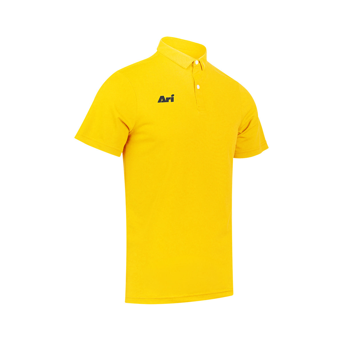 ARI ESSENTIAL BREATHABLE POLO - YELLOW/YELLOW/BLACK