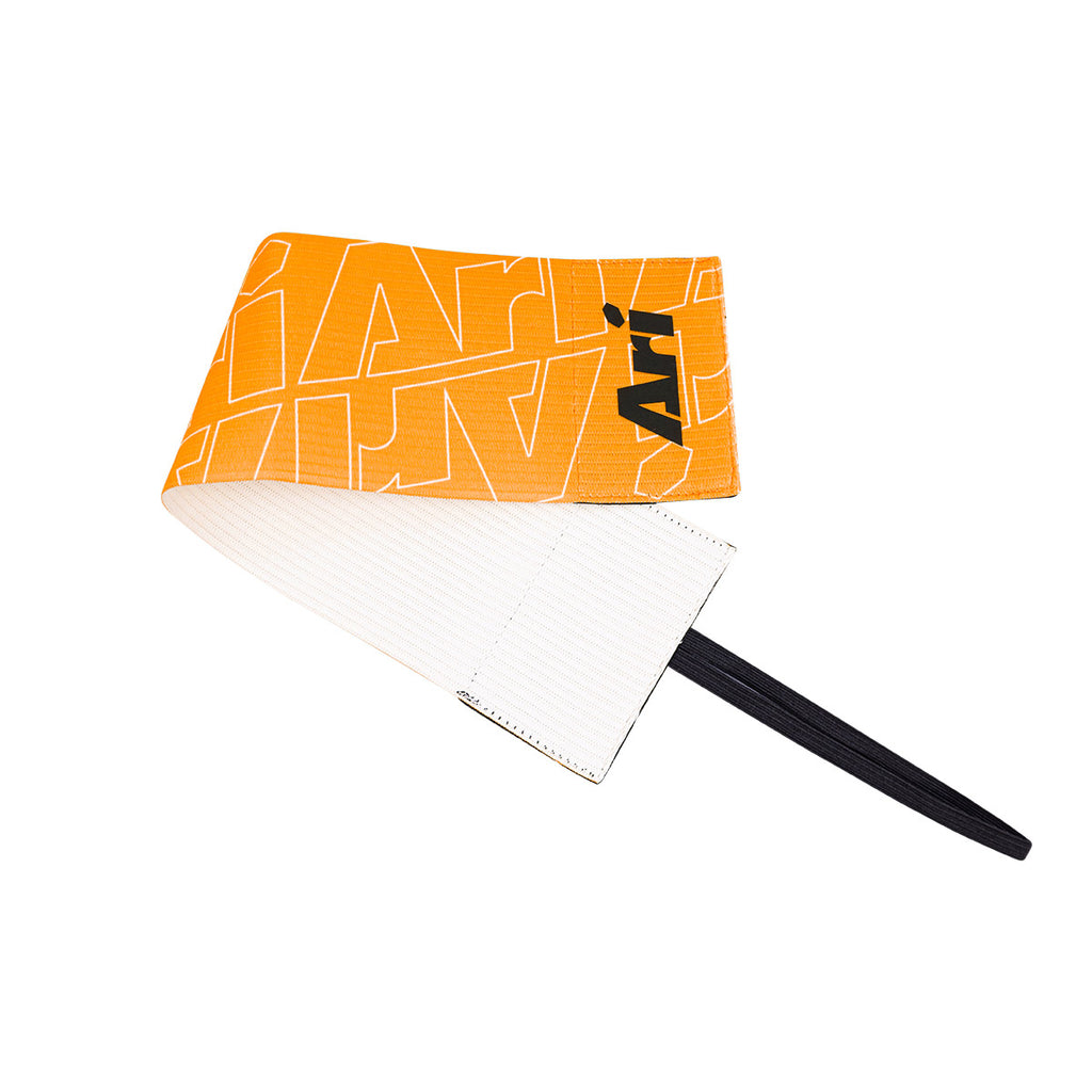 ARI ESSENTIAL CAPTAIN ARMBAND - LIGHT ORANGE/BLACK/WHITE