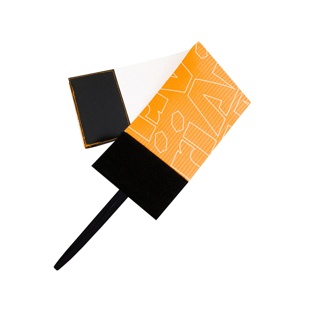 ARI ESSENTIAL CAPTAIN ARMBAND - LIGHT ORANGE/BLACK/WHITE