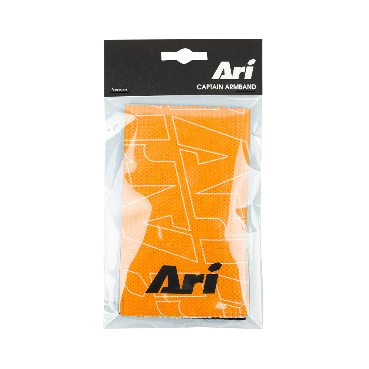 ARI ESSENTIAL CAPTAIN ARMBAND - LIGHT ORANGE/BLACK/WHITE
