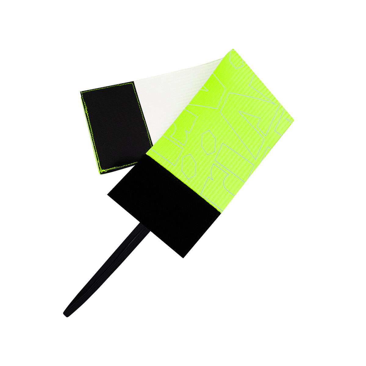 ARI ESSENTIAL CAPTAIN ARMBAND - LIGHT YELLOW/BLACK/WHITE