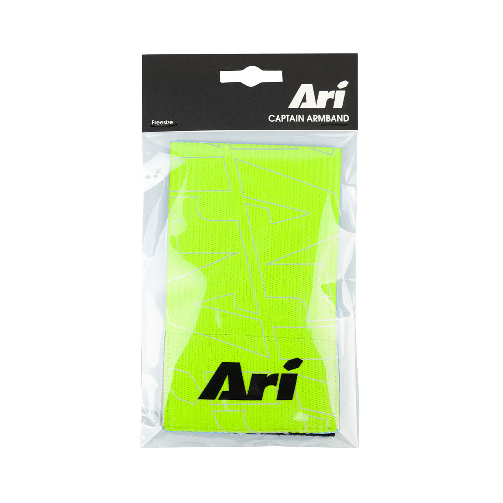 ARI ESSENTIAL CAPTAIN ARMBAND - LIGHT YELLOW/BLACK/WHITE