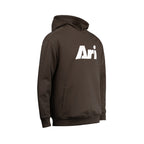 ARI ESSENTIAL HOODIE - BROWN/WHITE/BROWN