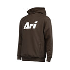 ARI ESSENTIAL HOODIE - BROWN/WHITE/BROWN