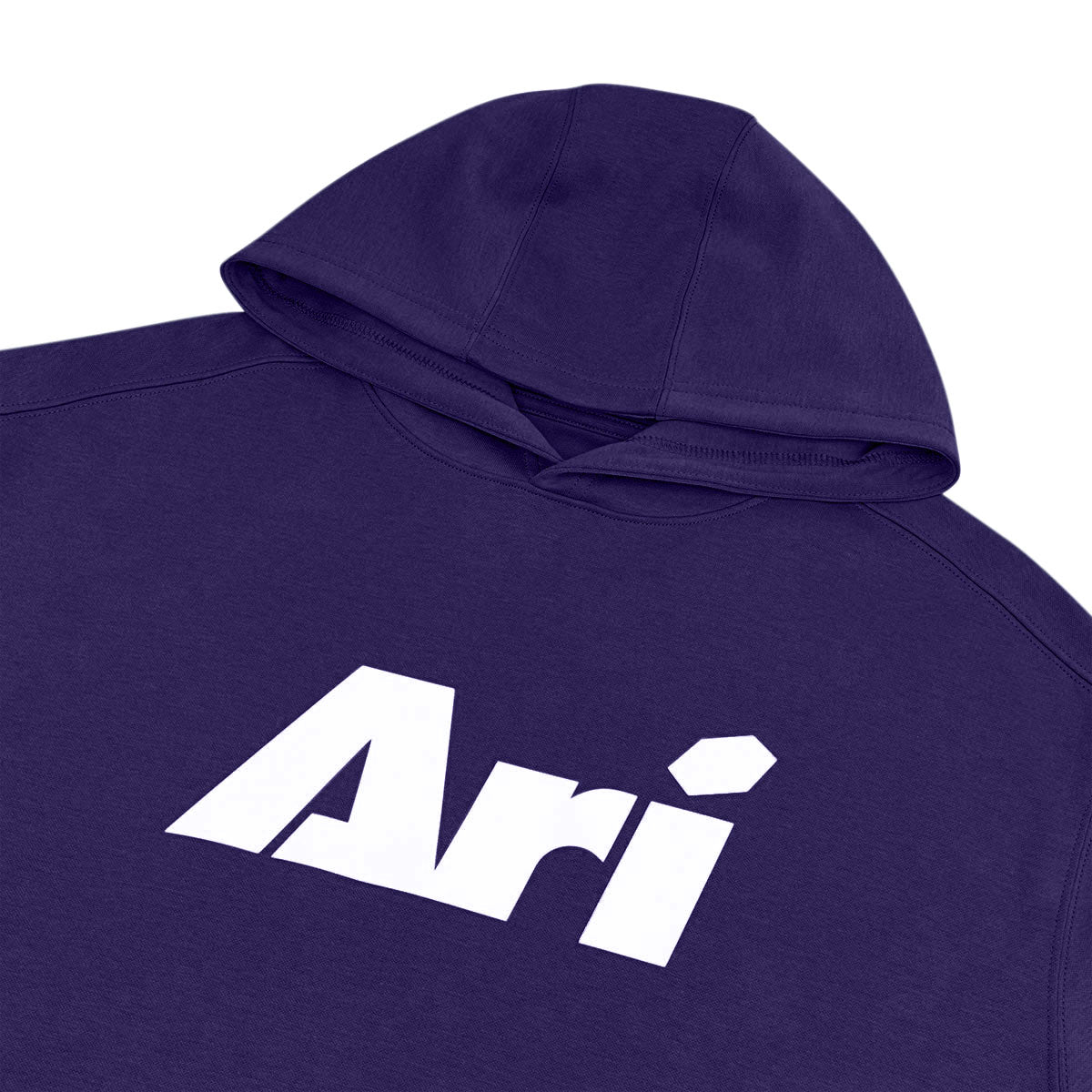 ARI ESSENTIAL HOODIE - PURPLE/WHITE/PURPLE