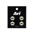 ARI ESSENTIAL RUNNING BIB SNAP - LIGHT GREEN/LIGHT GREEN/BLACK