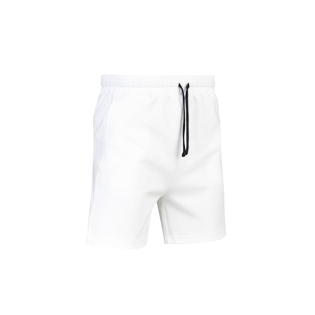 ARI ESSENTIAL SHORTS - WHITE/BLACK/WHITE