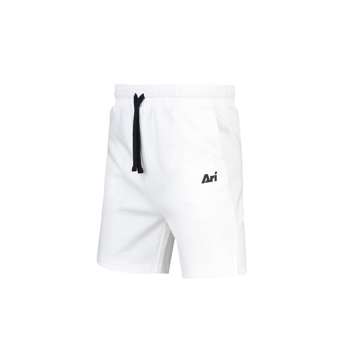 ARI ESSENTIAL SHORTS - WHITE/BLACK/WHITE