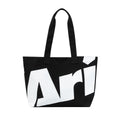 ARI ESSENTIAL TOTE BAG - BLACK/WHITE/BLACK