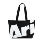 ARI ESSENTIAL TOTE BAG - BLACK/WHITE/BLACK