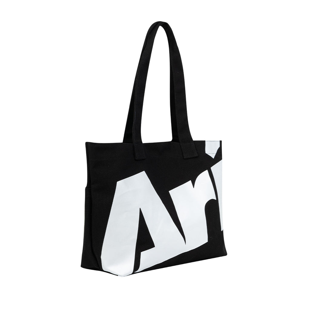 ARI ESSENTIAL TOTE BAG - BLACK/WHITE/BLACK