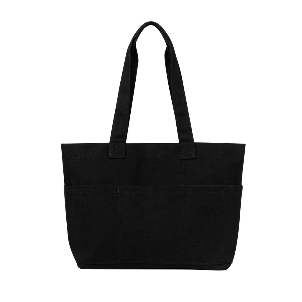 ARI ESSENTIAL TOTE BAG - BLACK/WHITE/BLACK