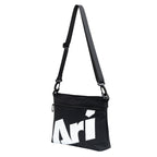 ARI ESSENTIAL SACOCHE BAG - BLACK/WHITE/BLACK