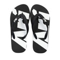 ARI FLIP FLOP SANDALS - BLACK/WHITE/BLACK