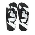 ARI FLIP FLOP SANDALS - BLACK/WHITE/BLACK