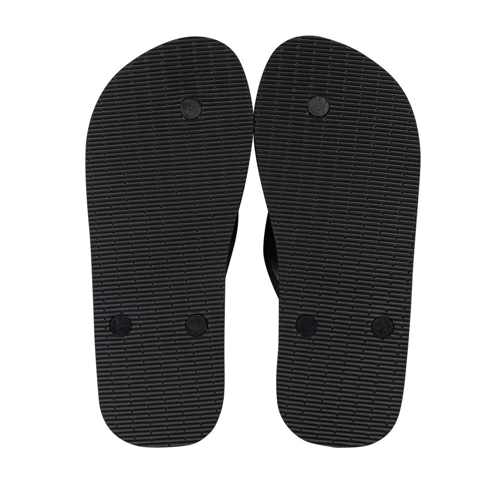 ARI FLIP FLOP SANDALS - BLACK/WHITE/BLACK